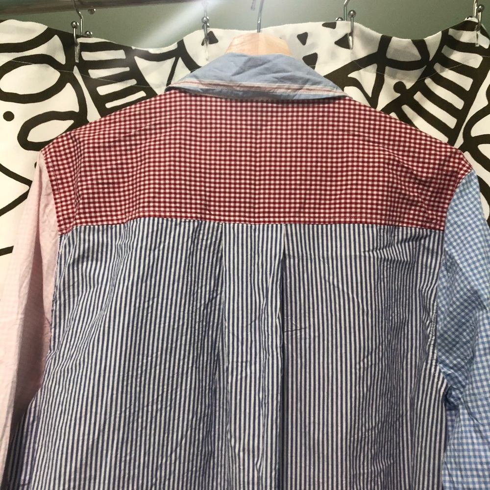 Lane Bryant Mixed Pattern Button Down - image 7